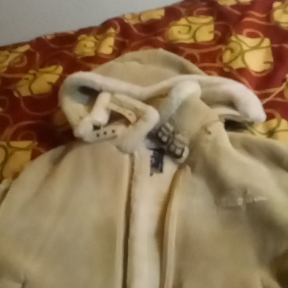 Phat Farm original suede leather fur jacket - Picture 4 of 4